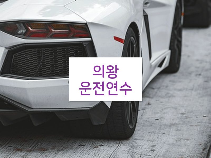 의왕운전연수 후기