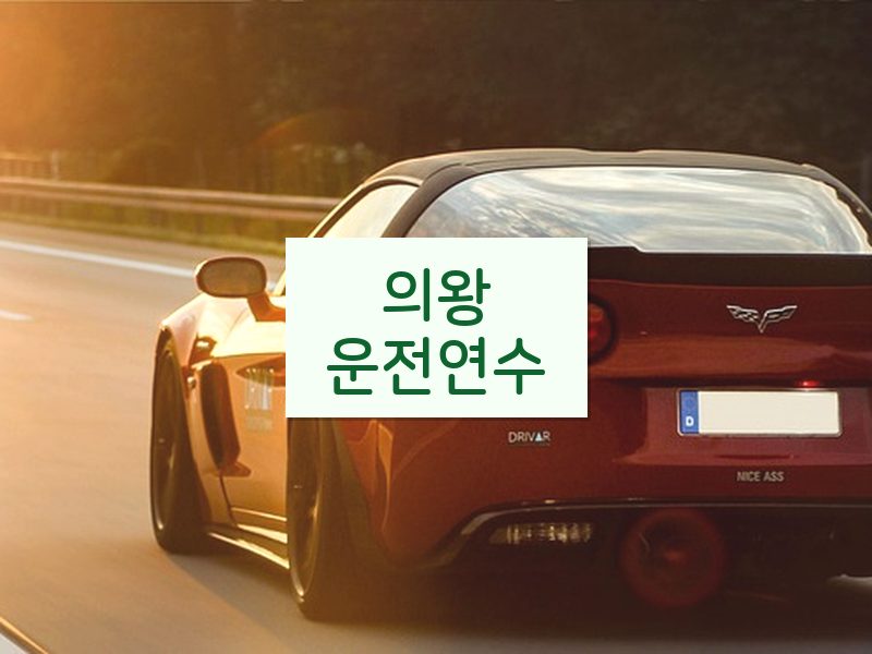 의왕운전연수 후기