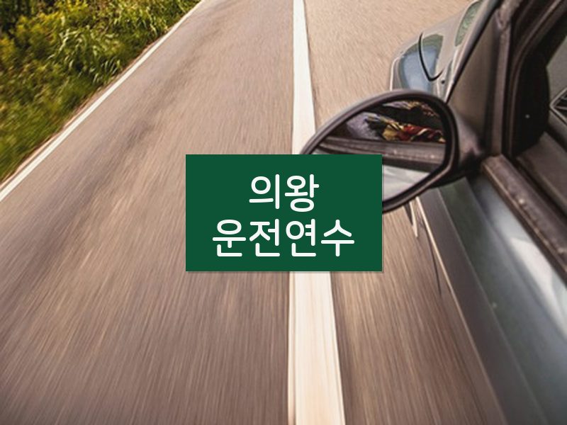 의왕운전연수 후기