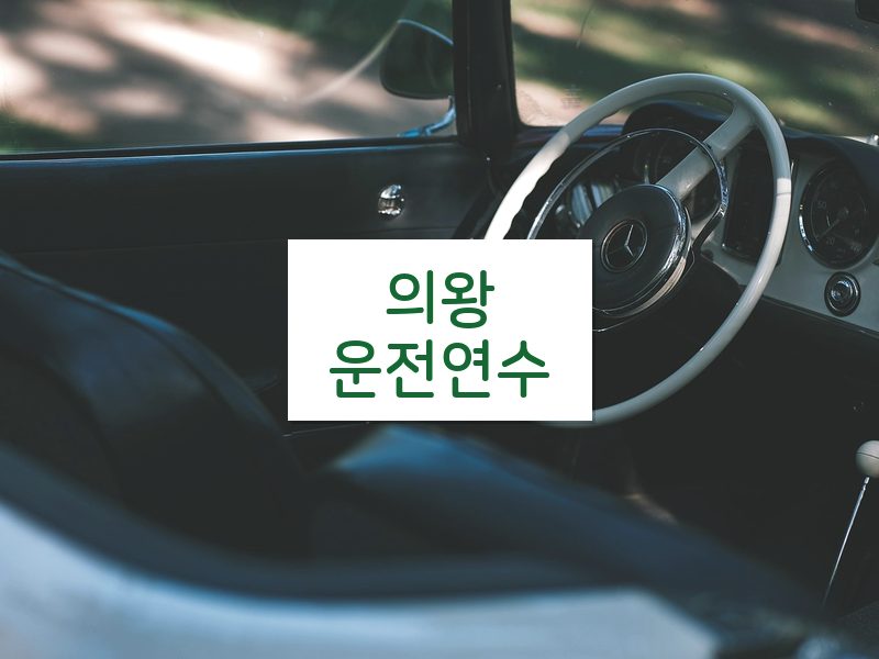의왕운전연수 후기