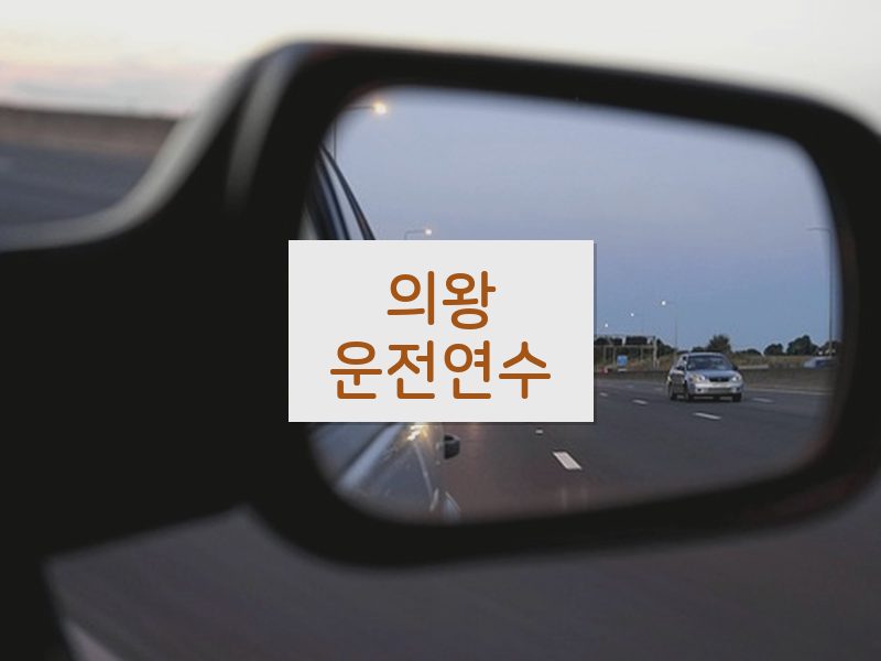 의왕운전연수 후기