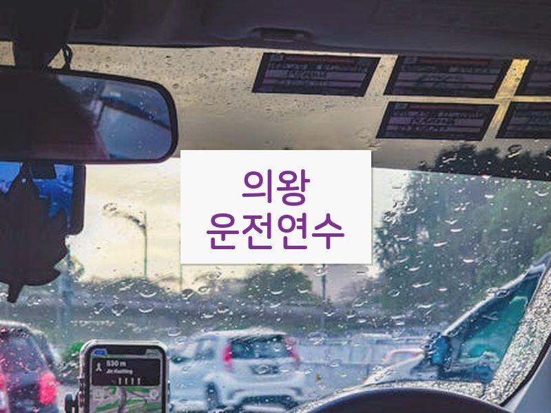 의왕운전연수 후기