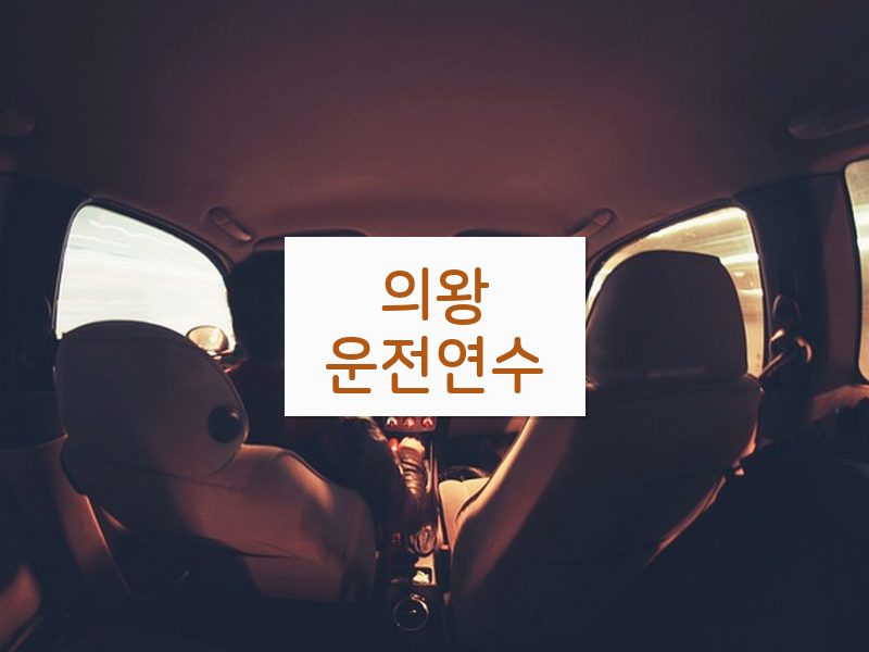 의왕운전연수 후기