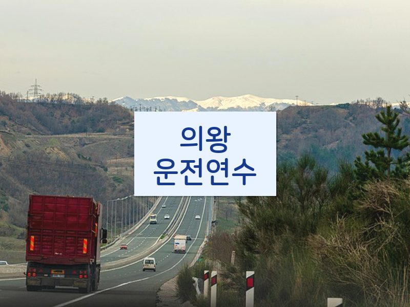 의왕운전연수 후기