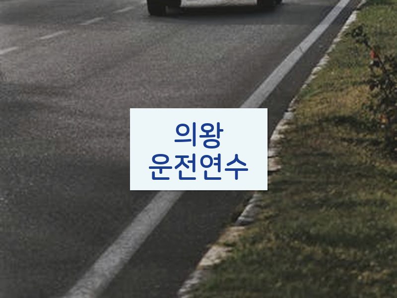 의왕운전연수 후기