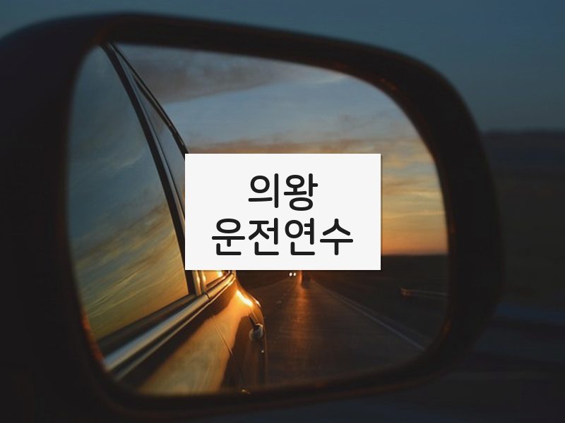 의왕운전연수 후기