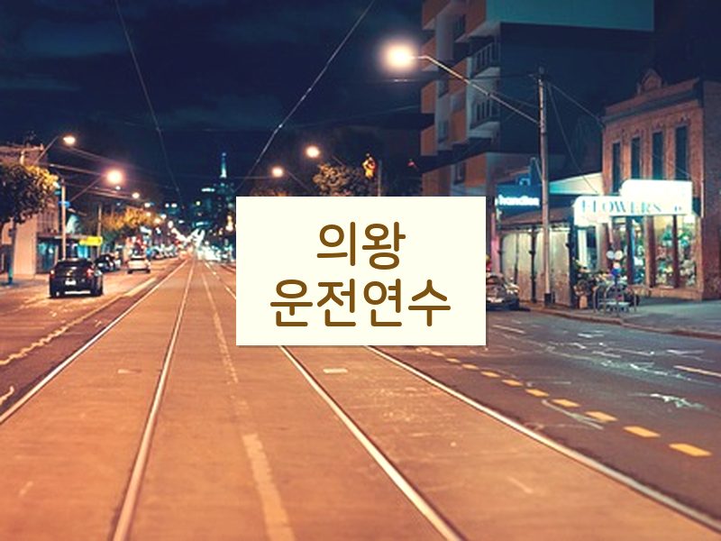 의왕운전연수 후기