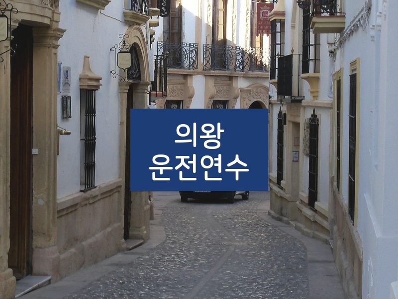 의왕운전연수 후기