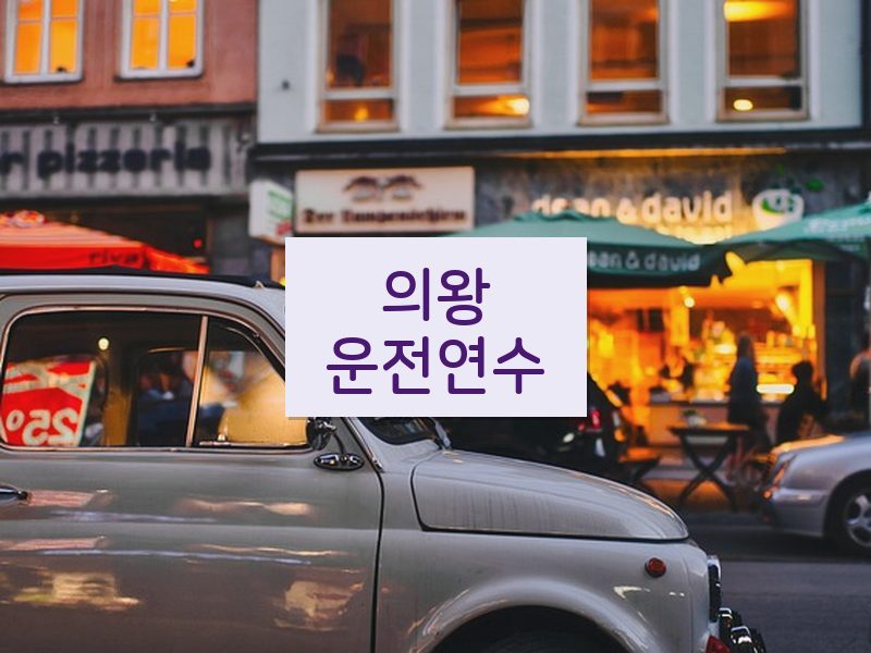 의왕운전연수 후기