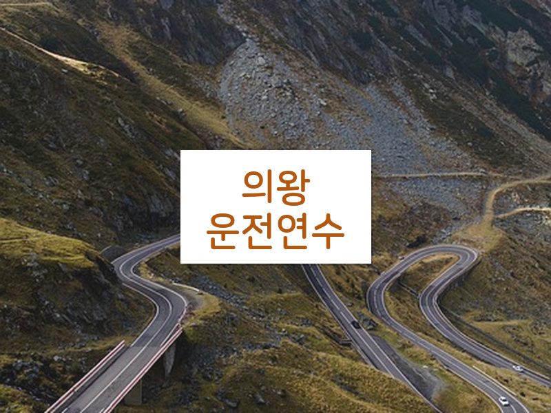 의왕운전연수 후기