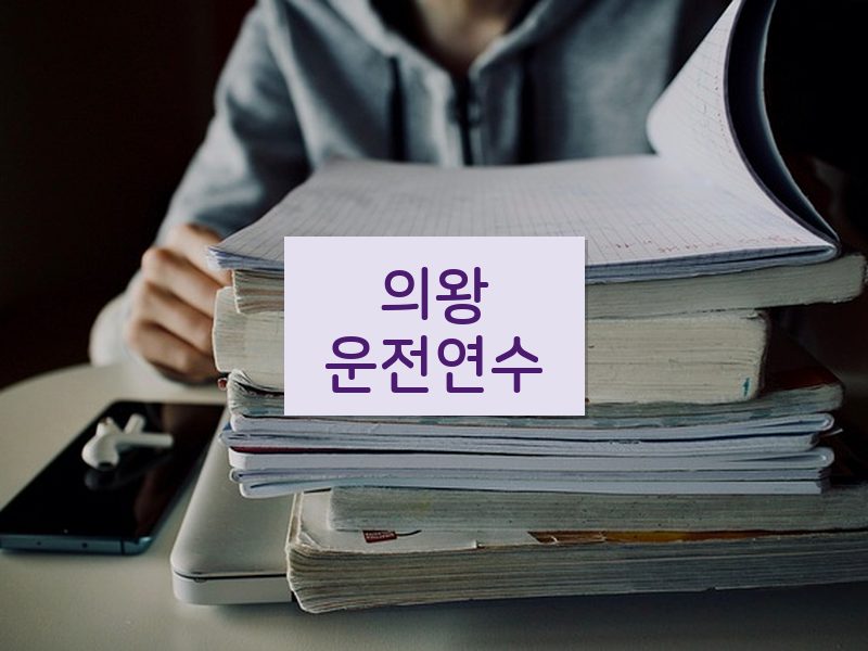 의왕운전연수 후기