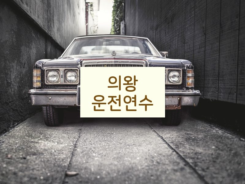 의왕운전연수 후기
