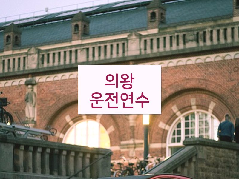 의왕운전연수 후기