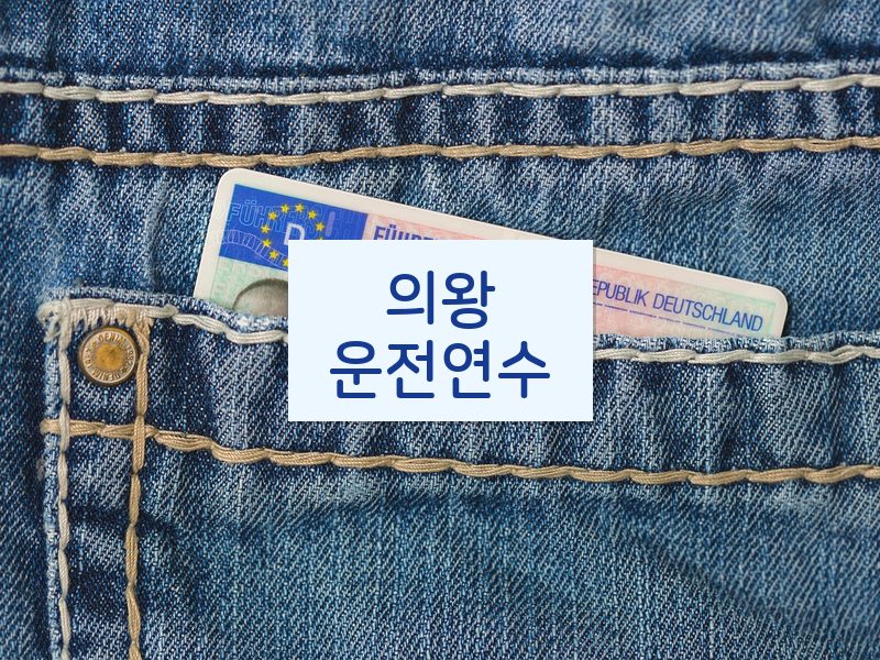 의왕운전연수 후기
