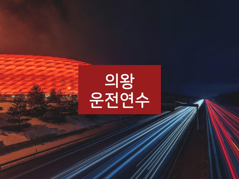 의왕운전연수 후기