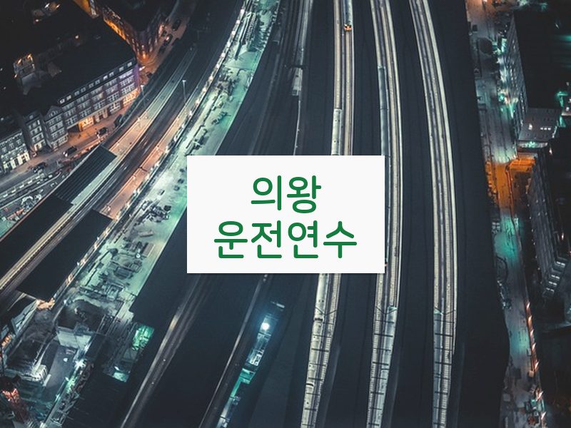 의왕운전연수 후기
