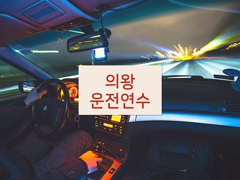 의왕운전연수 후기
