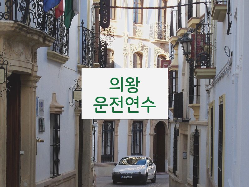 의왕운전연수 후기