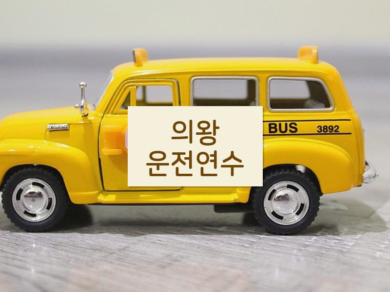 의왕운전연수 후기