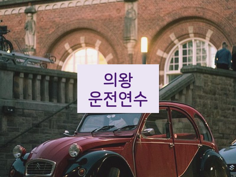 의왕운전연수 후기