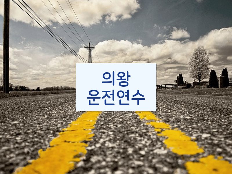 의왕운전연수 후기