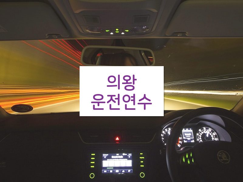 의왕운전연수 후기
