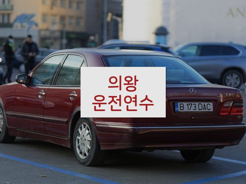 의왕운전연수 후기