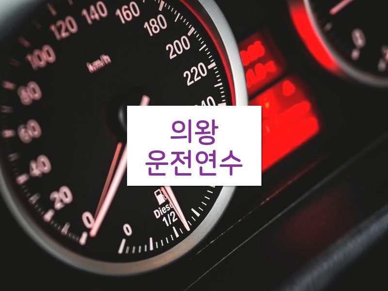 의왕운전연수 후기