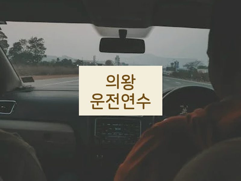 의왕운전연수 후기