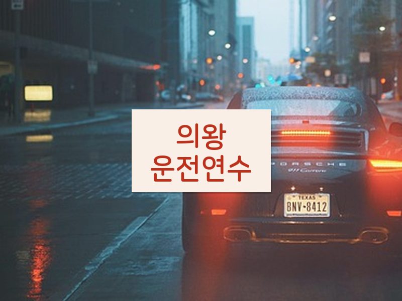 의왕운전연수 후기