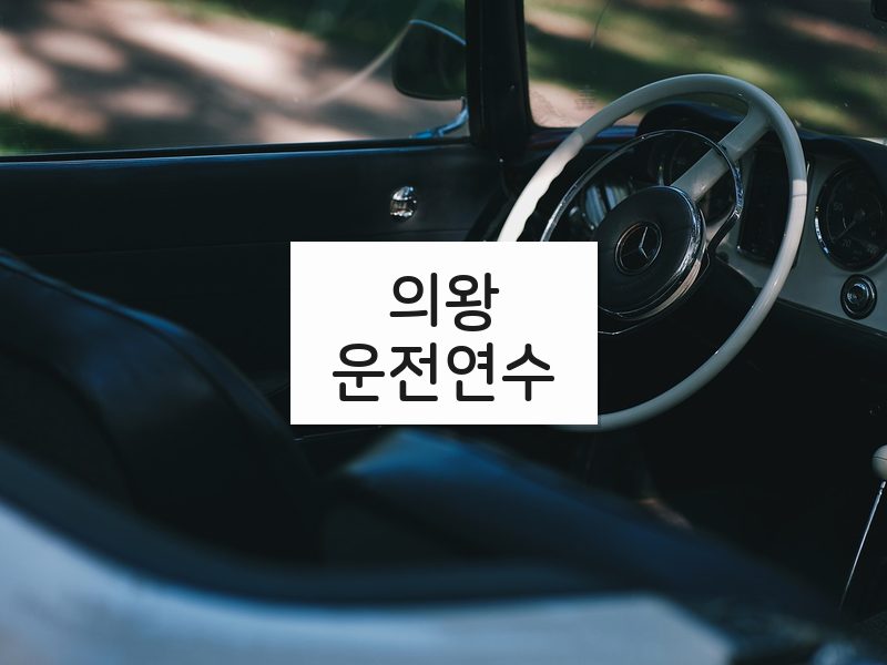 의왕운전연수 후기