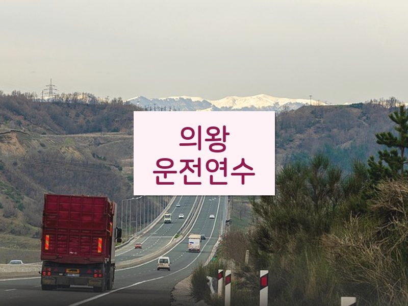 의왕운전연수 후기