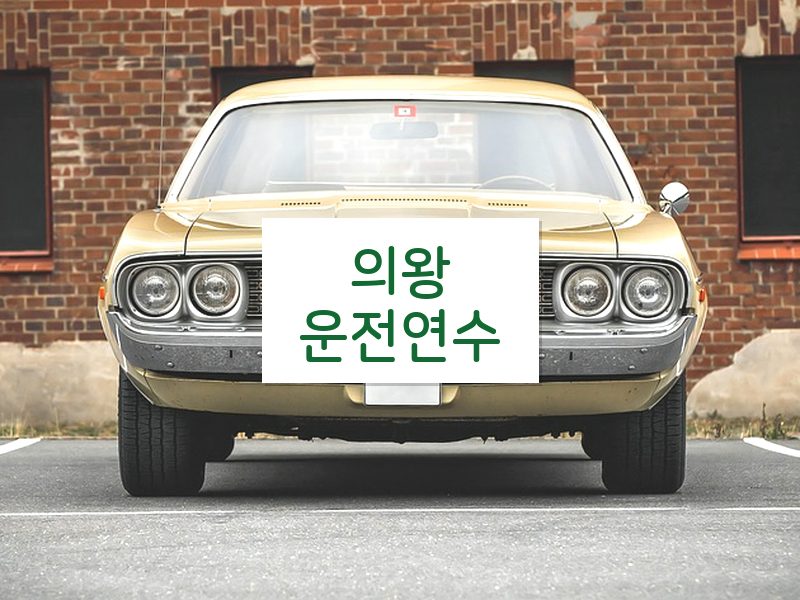 의왕운전연수 후기