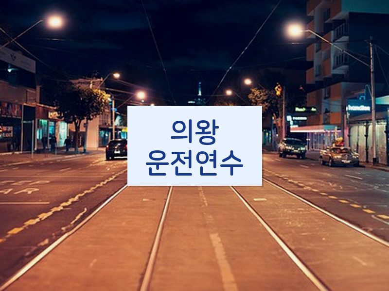 의왕운전연수 후기