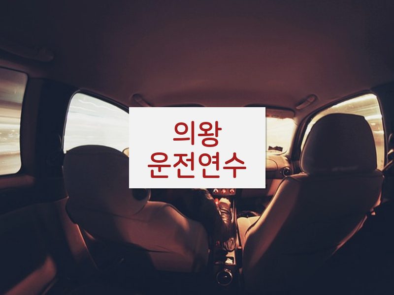 의왕운전연수 후기