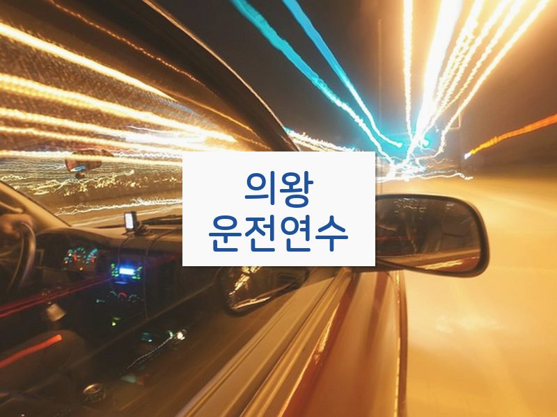 의왕운전연수 후기