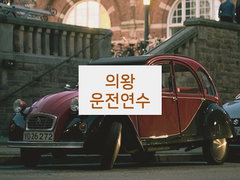 의왕운전연수 후기