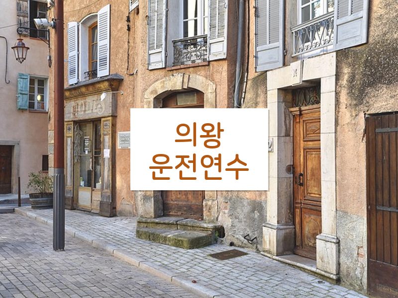 의왕운전연수 후기