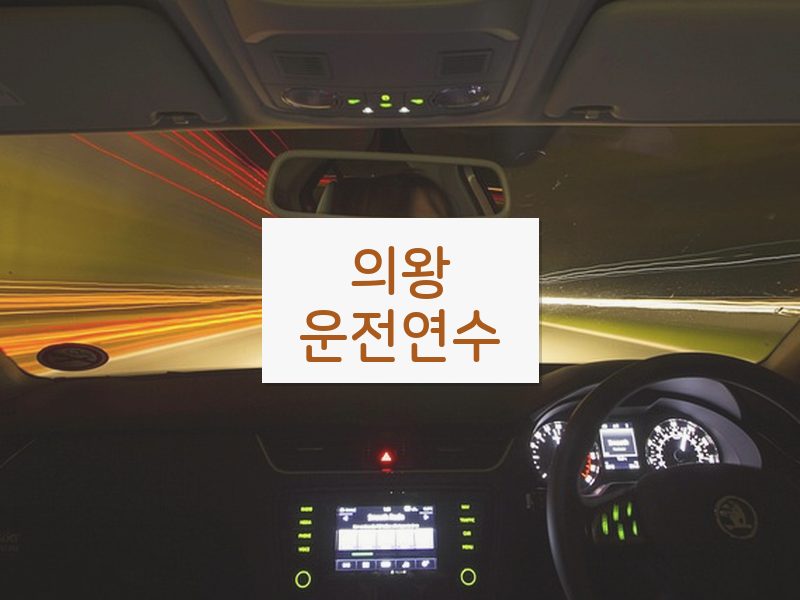 의왕운전연수 후기