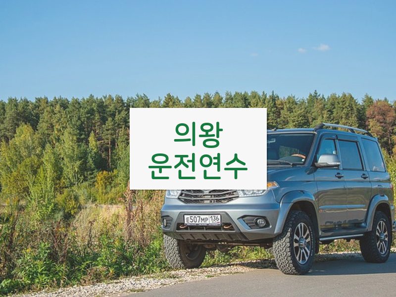 의왕운전연수 후기
