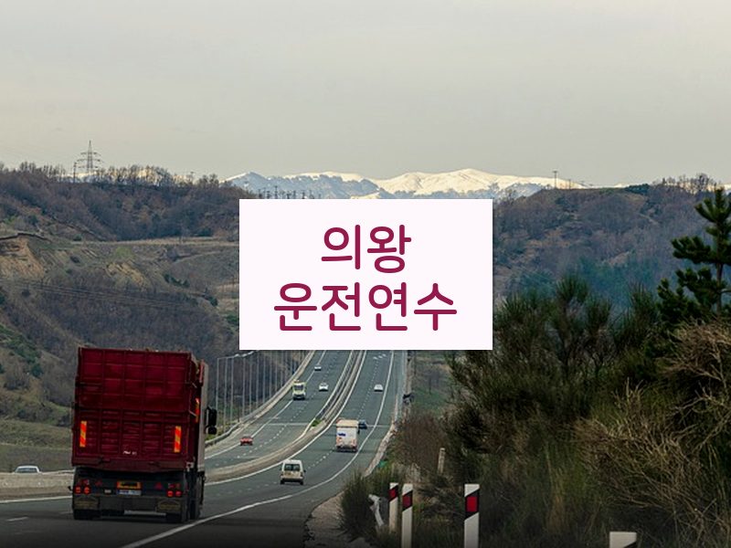 의왕운전연수 후기