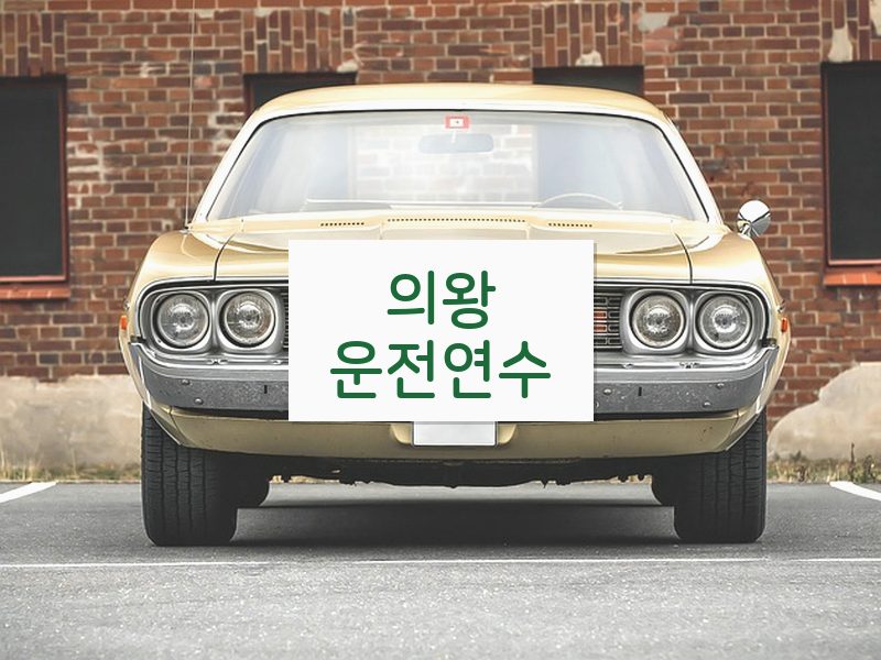 의왕운전연수 후기