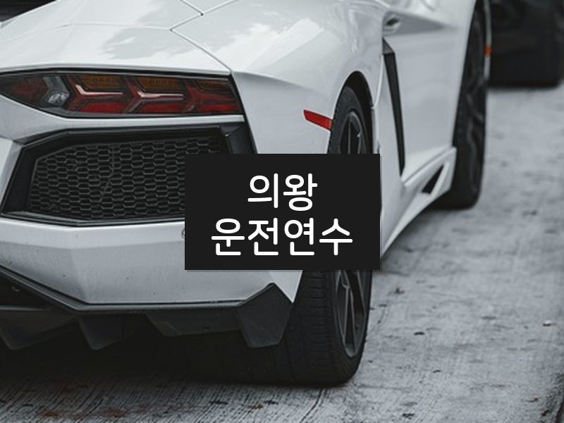 의왕운전연수 후기