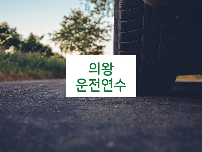 의왕운전연수 후기