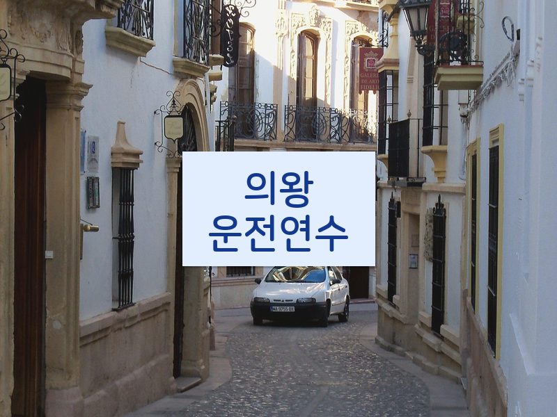 의왕운전연수 후기