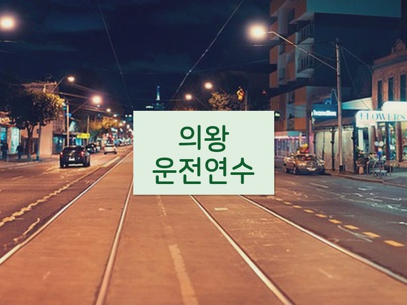 의왕운전연수 후기