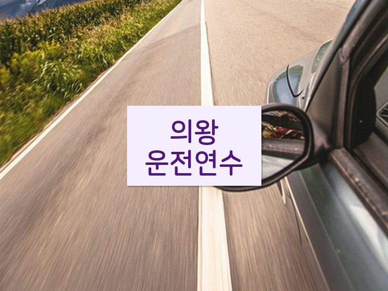의왕운전연수 후기