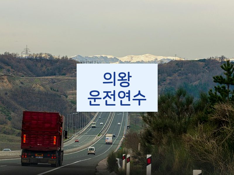 의왕운전연수 후기