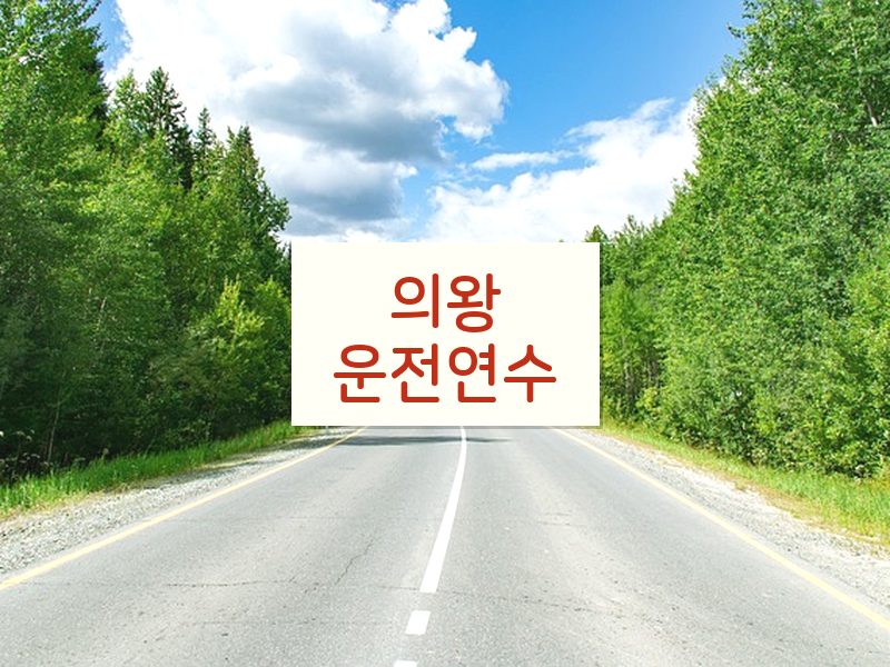의왕운전연수 후기