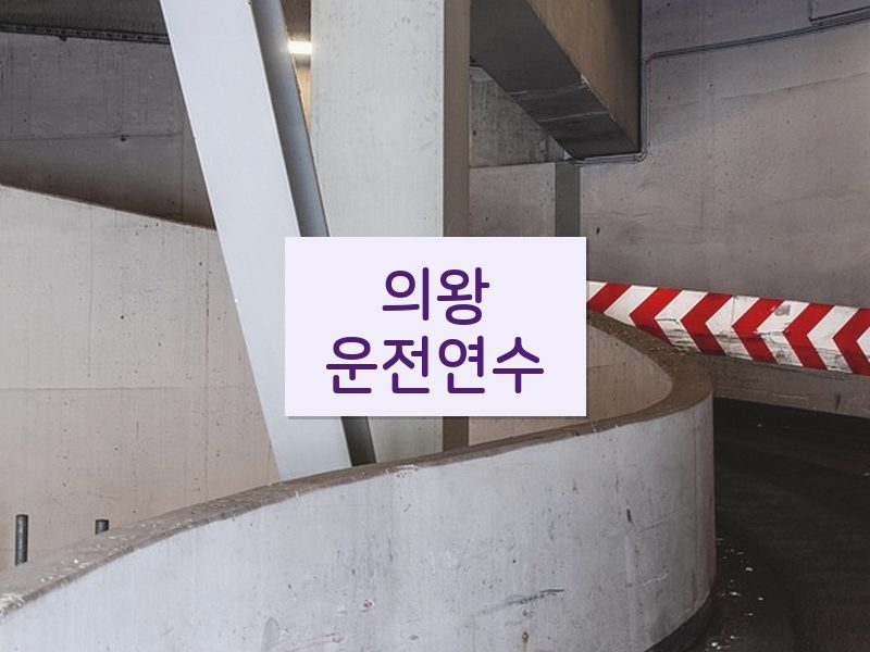 의왕운전연수 후기